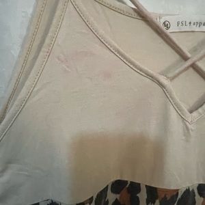 Small Cheetah Print Tank.